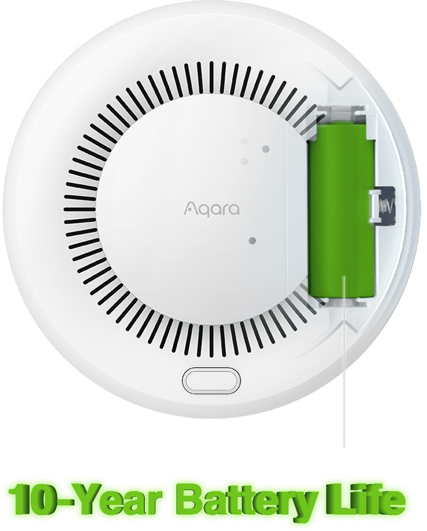 Smart Smoke detector 10-year battery life