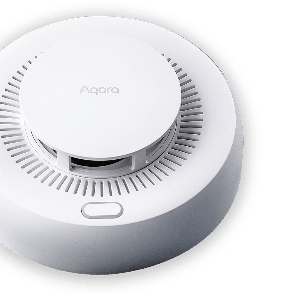 Smart smoke detector one button control