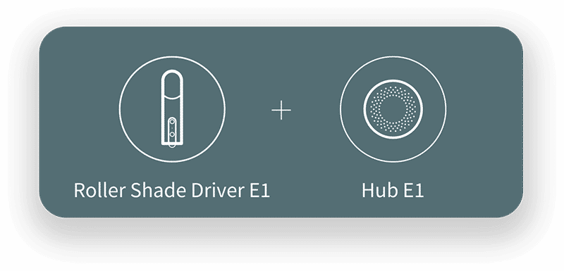 roller shade driver e1 + hub e1