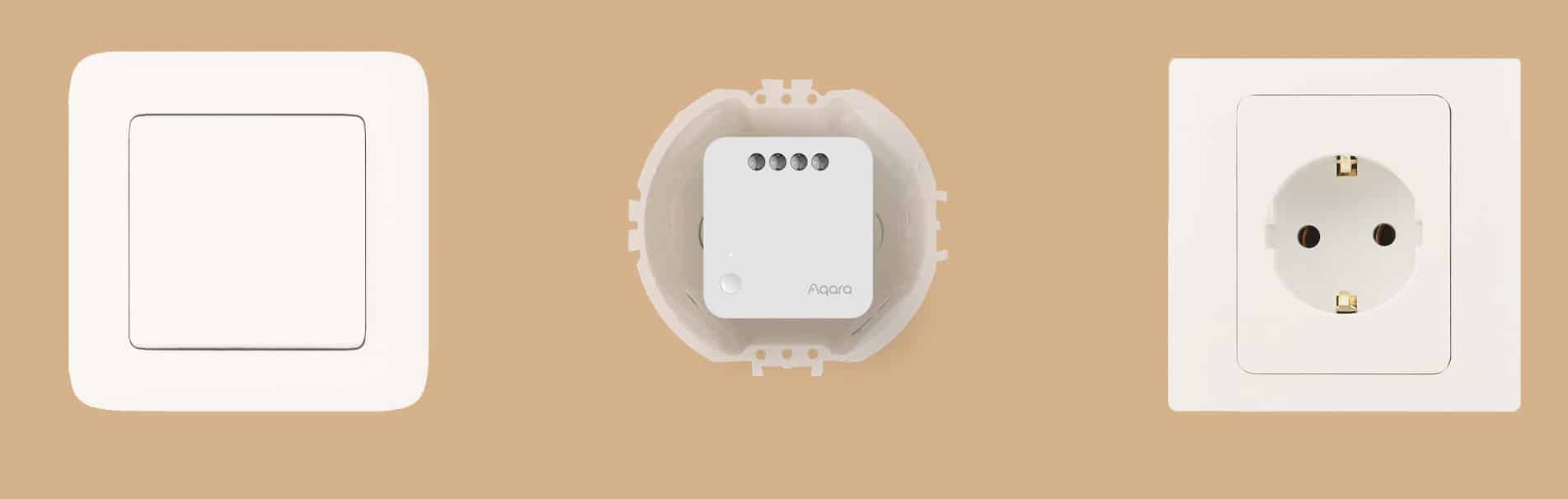 Aqara WB-R02D  Aqara T1 télécommande ZigBee Appareil domotique Appuyez sur  les boutons