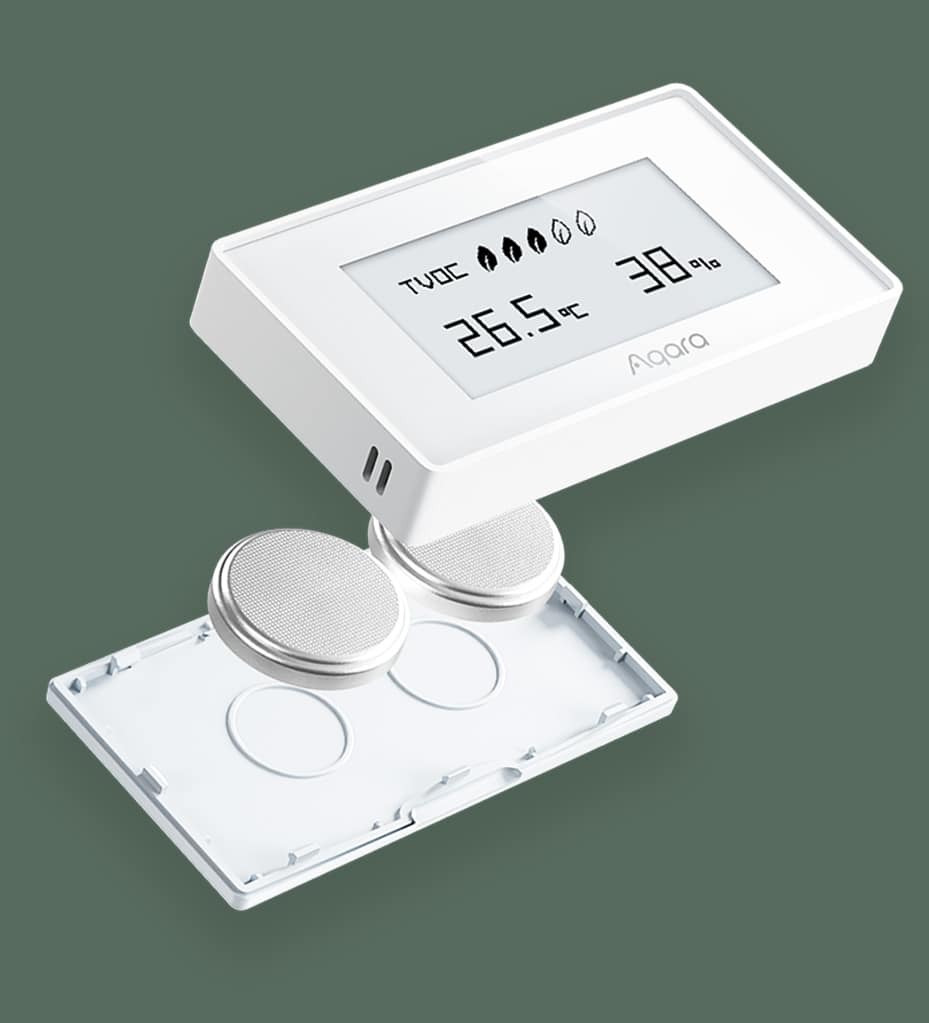 TVOC Air Quality Monitor E-Ink Screen