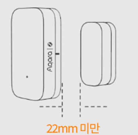 Sensor and magnet distance 22mm