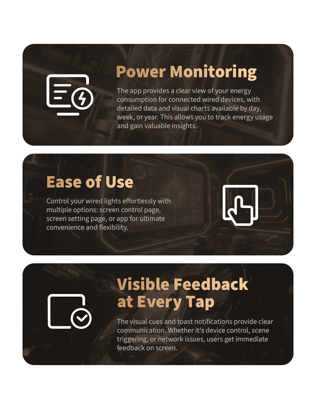 3 features