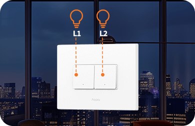 Light Switch H2 Horizontal