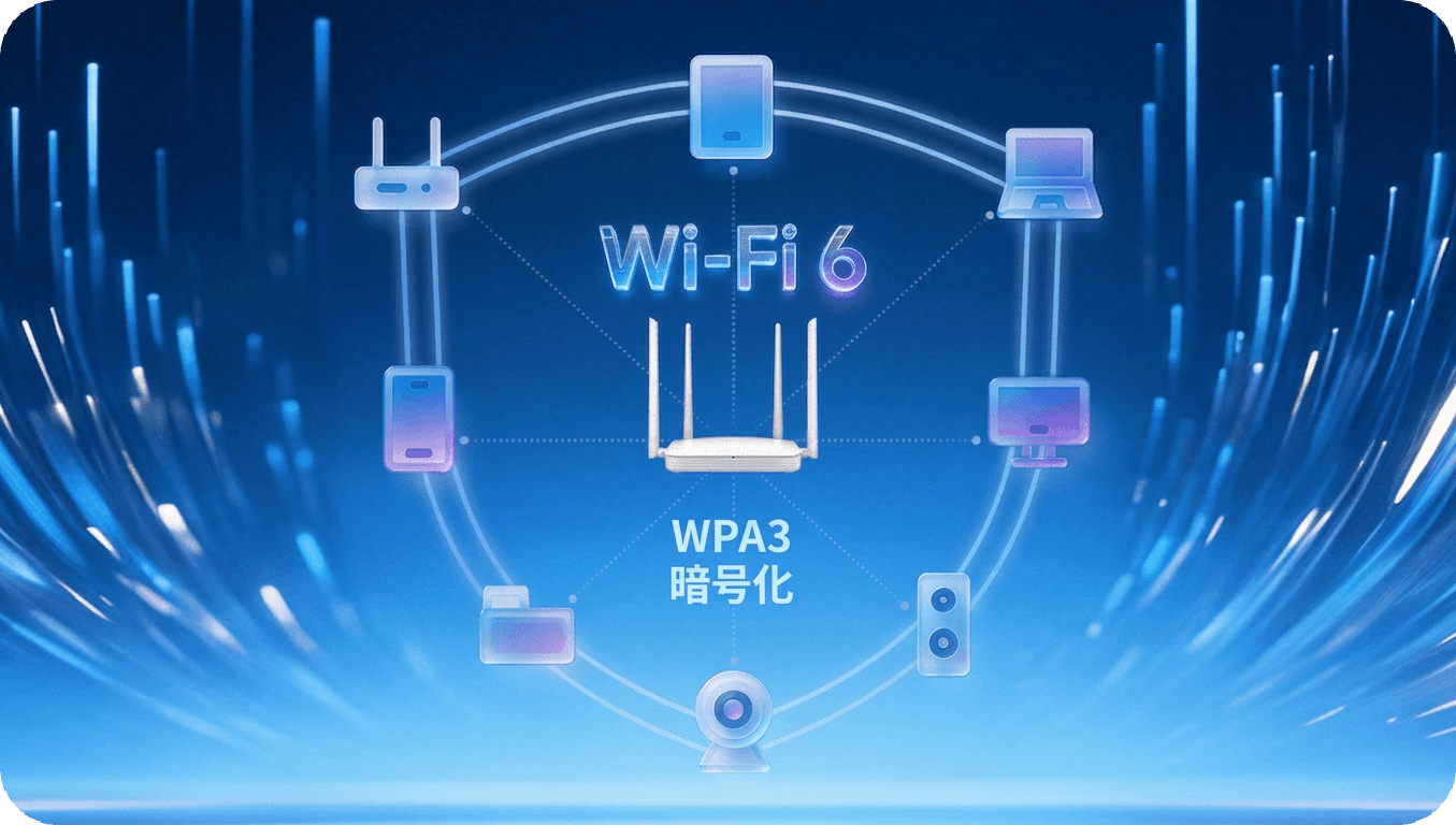 Wi-Fi 6性能にWPA3セキュリティ
