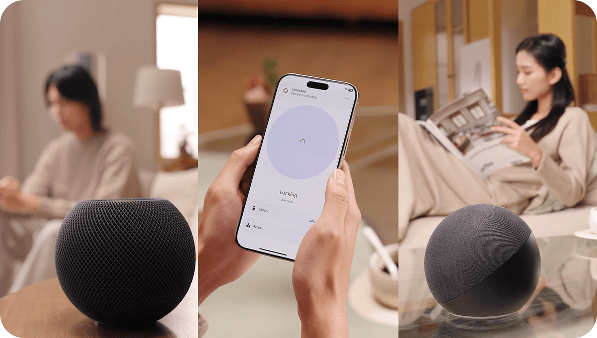 スマートスピーカーとの連動で、声が「カギ」になる生活。