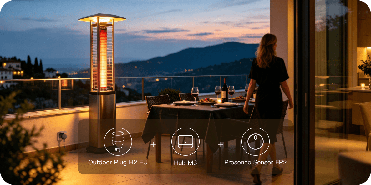 Patio Heater Guest Warm-Up