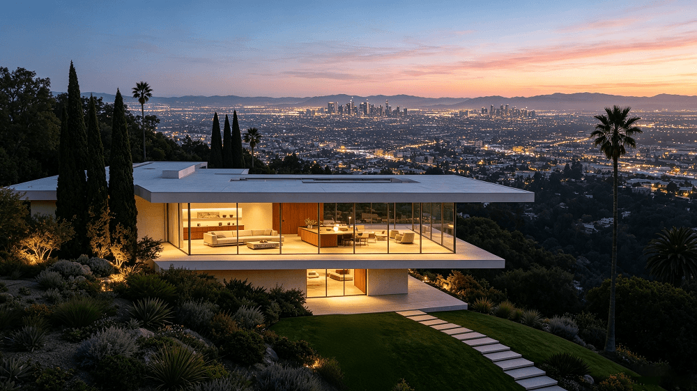 a modern building