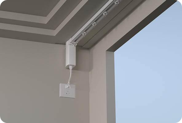 Ceiling-Mounted Single Track